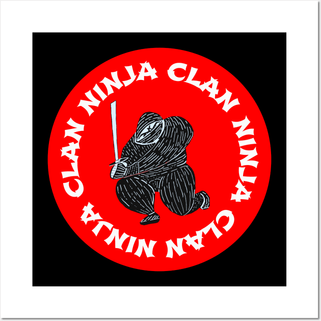 NINJA CLAN Wall Art by DMcK Designs